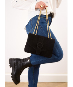 sac cuir noir