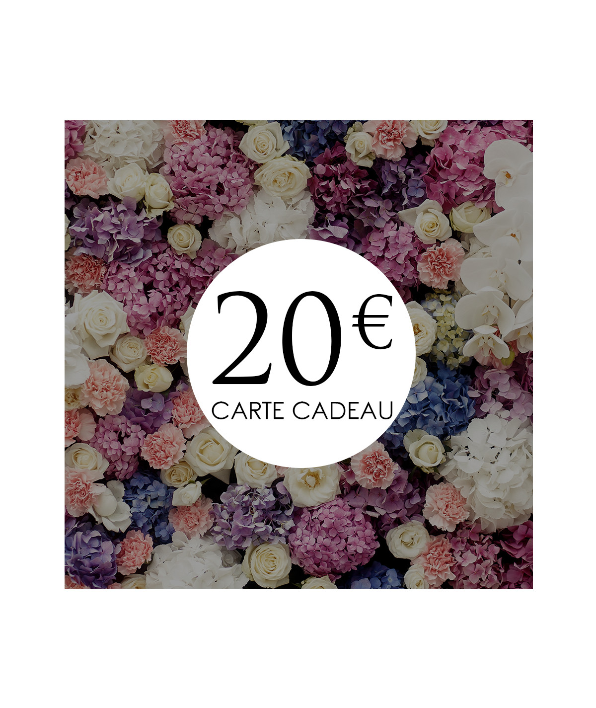 carte cadeau 20€ la boutique de lilie idées cadeaux