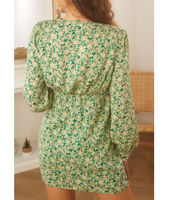 robe verte motif