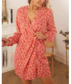 robe rose motif