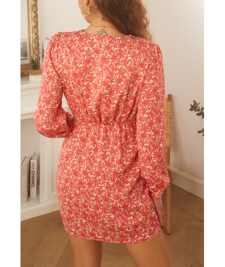 robe rose motif