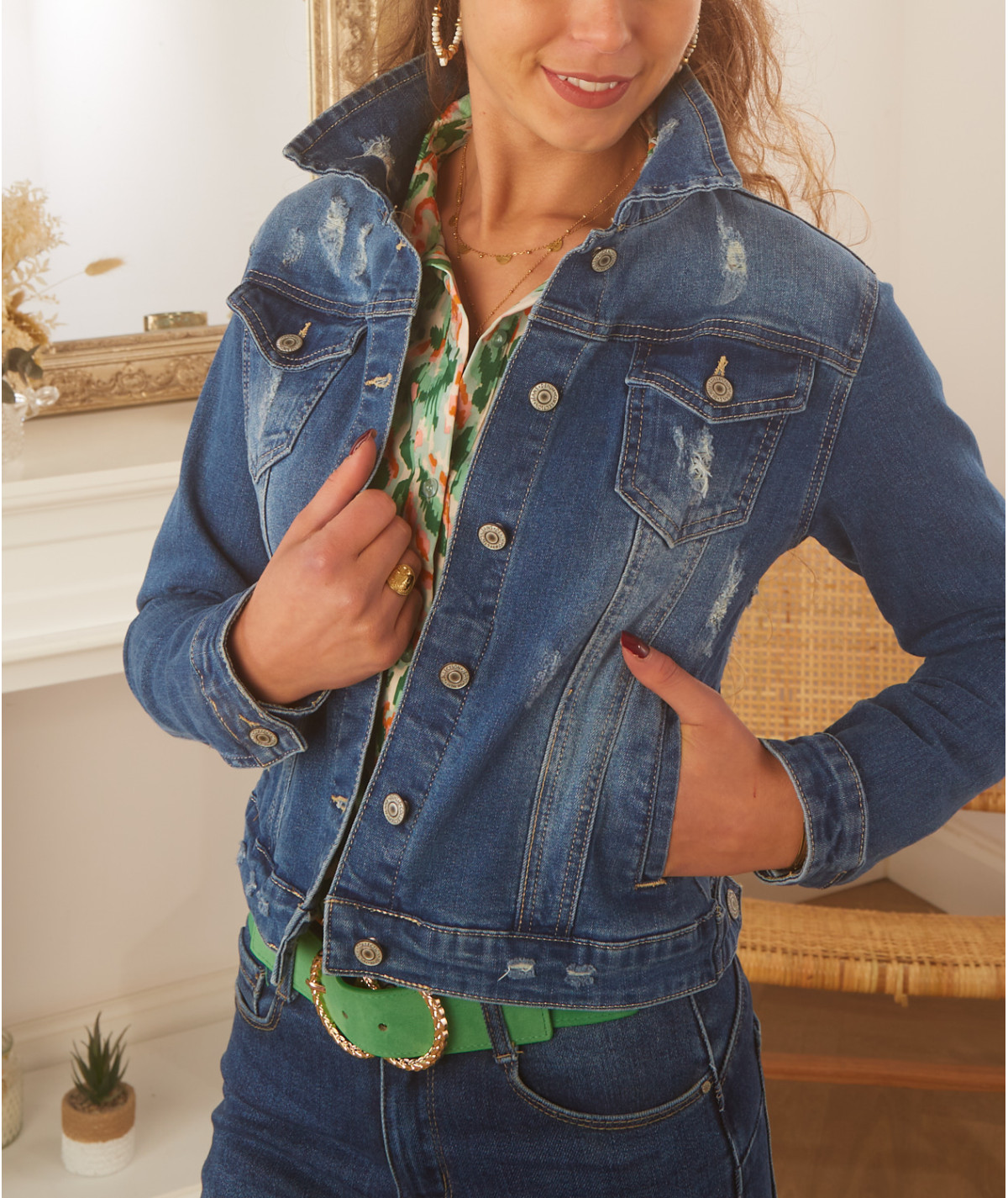 Veste En Jeans Aline, Perfectos et Vestes femme