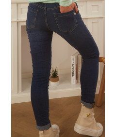 jeans slim couleur brut