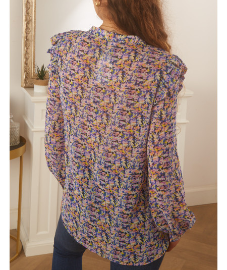 blouse lilas