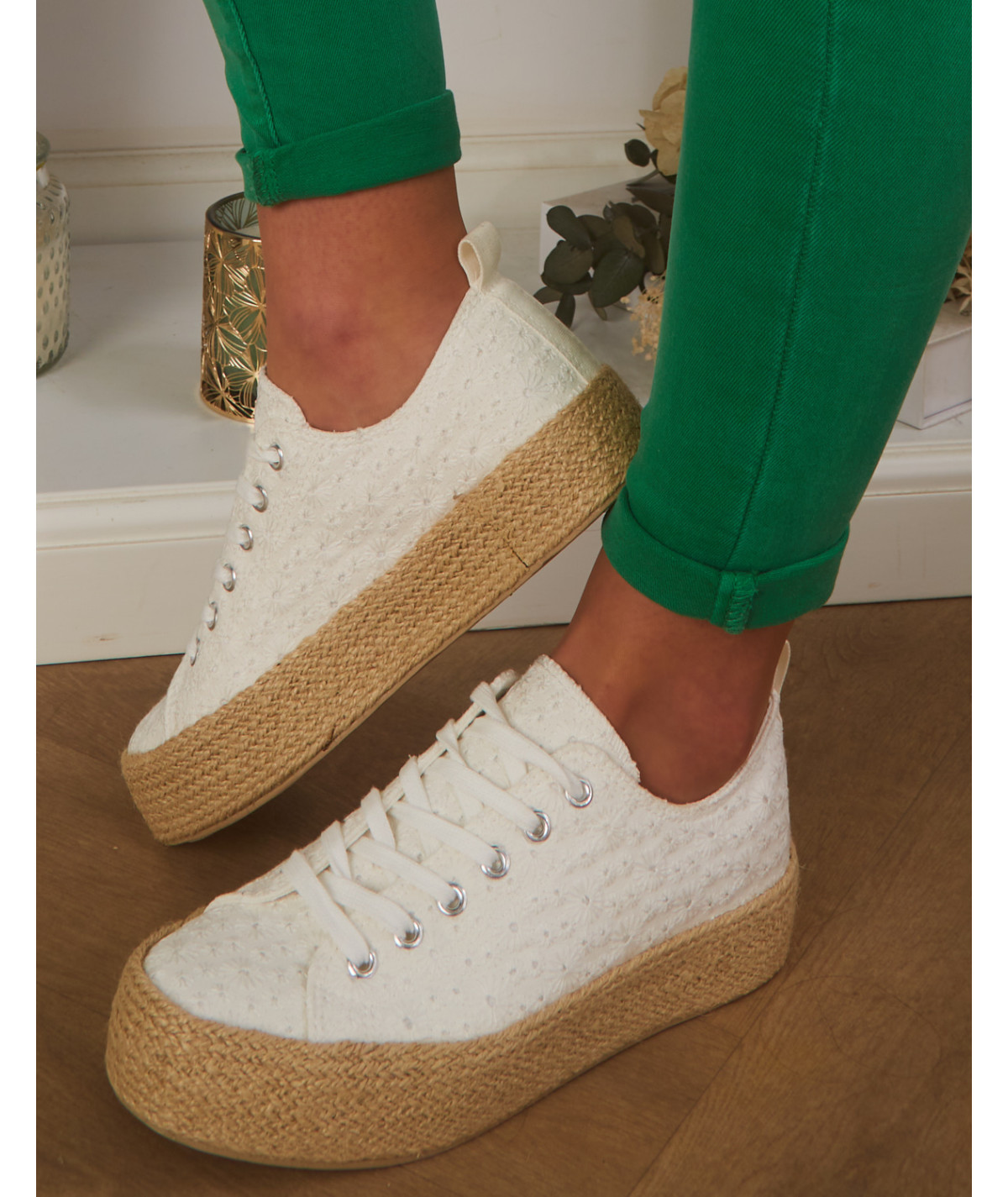 espadrilles blanches