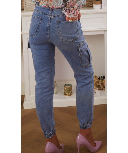 jeans coton cargo