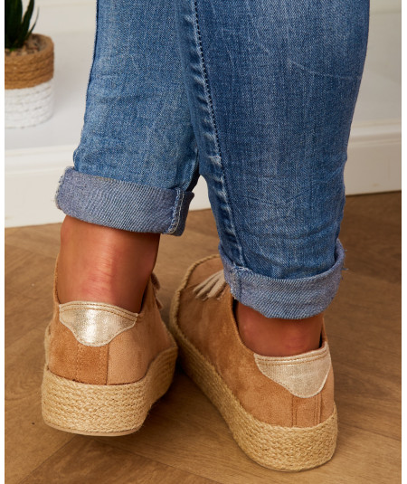 basket beige scratch