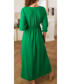 robe longue verte