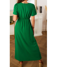 robe longue verte