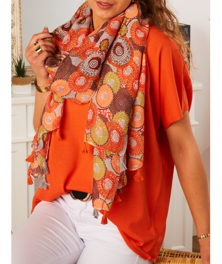 foulard orange
