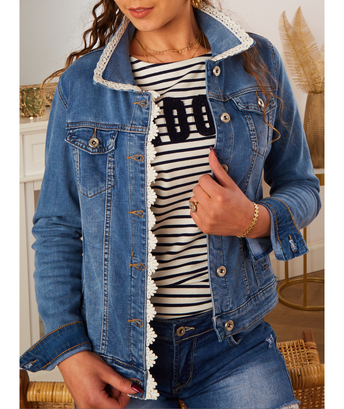 Veste En Jeans Aline, Perfectos et Vestes femme