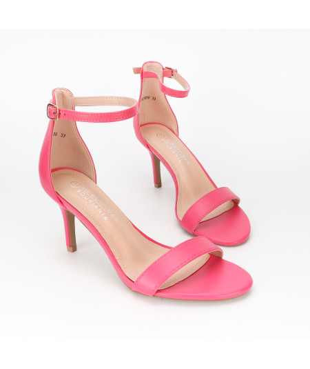 pink sandals with heels