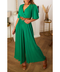 combinaison souple verte