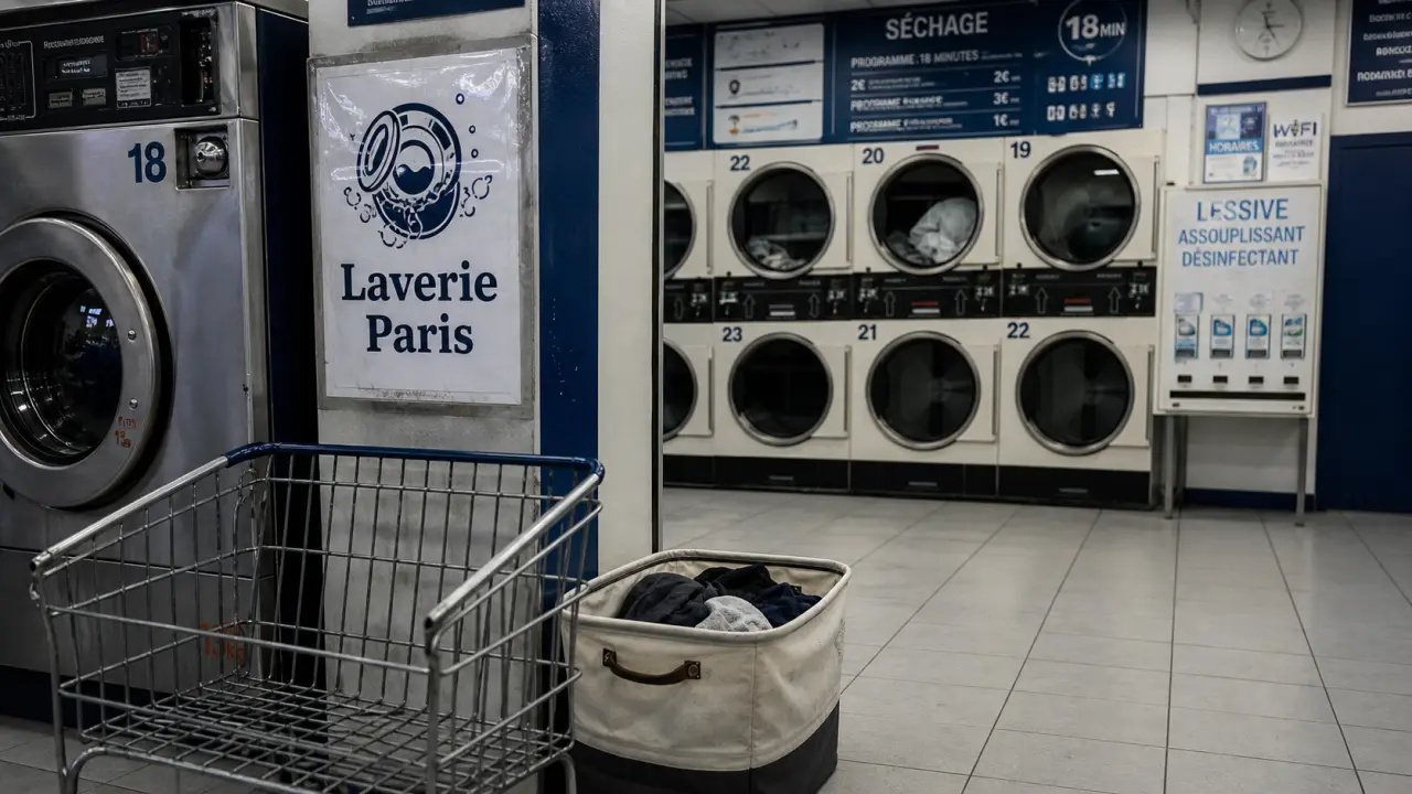 Laverie Paris : nettoyage à sec libre service paris en intérieur