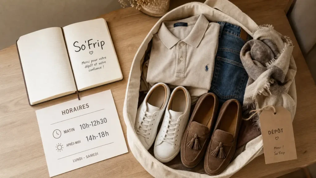 So frip : adresse, horaires et dons, boutique de dépôt