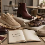 Chaussures mephisto femme sur table : derbies, bottines, sandales, baskets