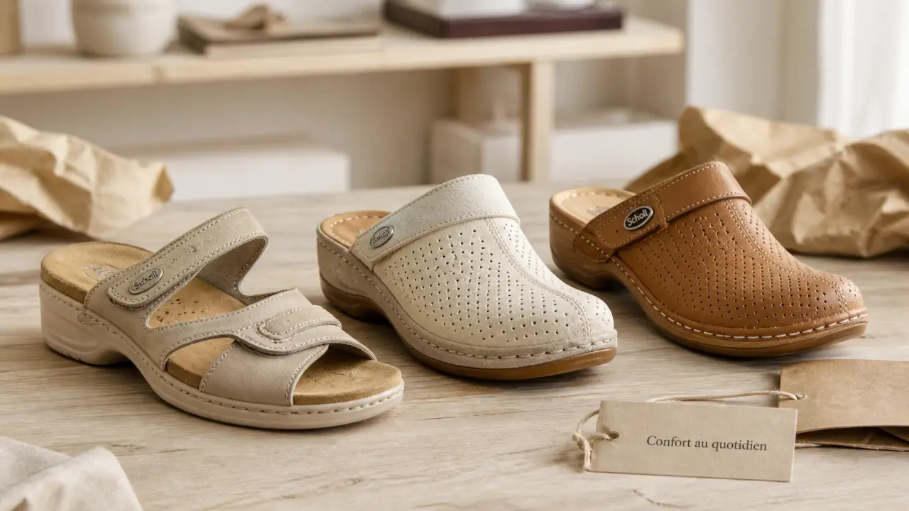 Chaussures Scholl femme : mules, sabots, sandales et chaussons, confort au quotidien