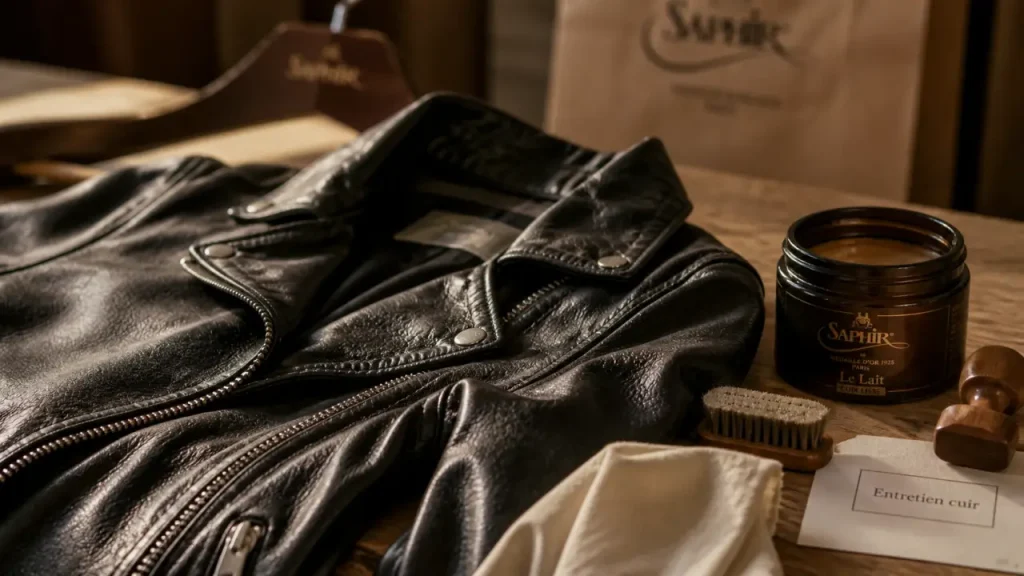 Entretien d’un blouson en cuir : 2 à 3 soins par an pour éviter craquelures et décoloration