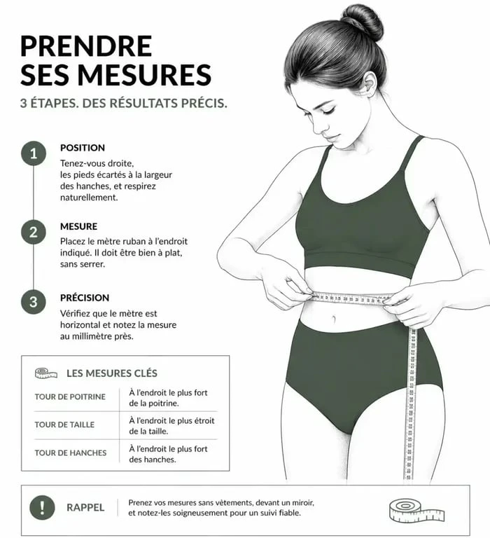 Prise de mesures corporelles pour choisir son patron robe femme
