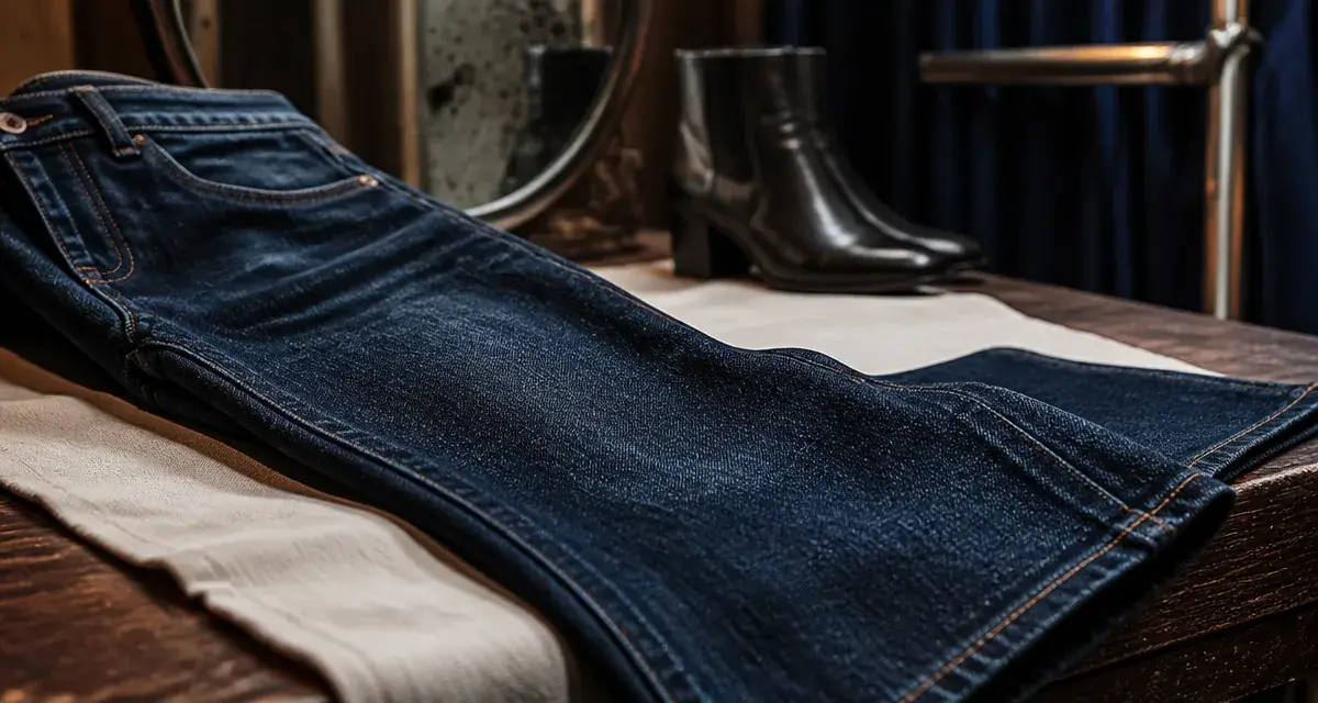 Jean bootcut définition : coupe évasée du genou à l’ourlet