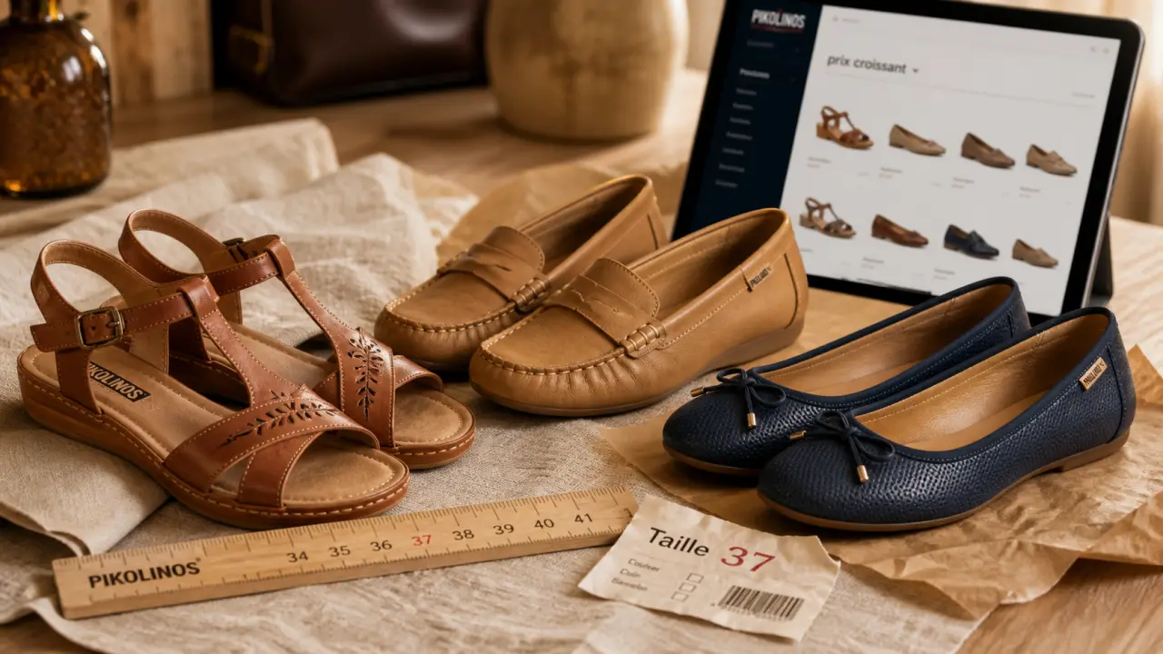 Pikolinos chaussures femme : sandales, mocassins et bottines, vue produit
