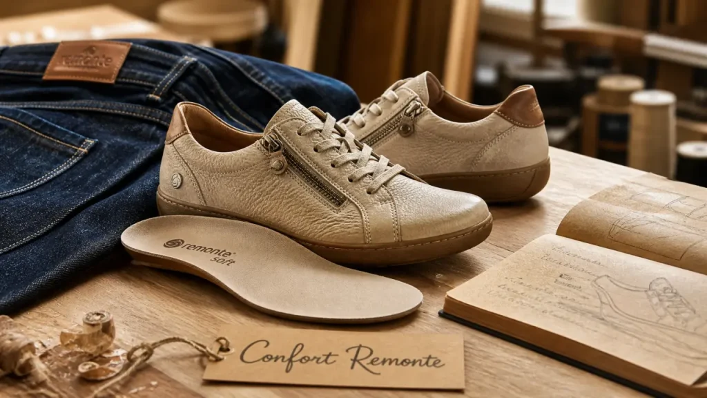 Remonte chaussures femme : marcher longtemps avec des semelles amovibles et des largeurs confort