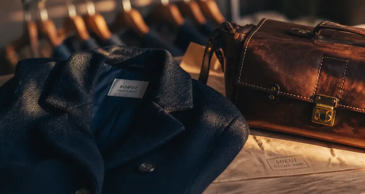 Soeur seconde main : pièces iconiques, sac et veste en cuir et laine
