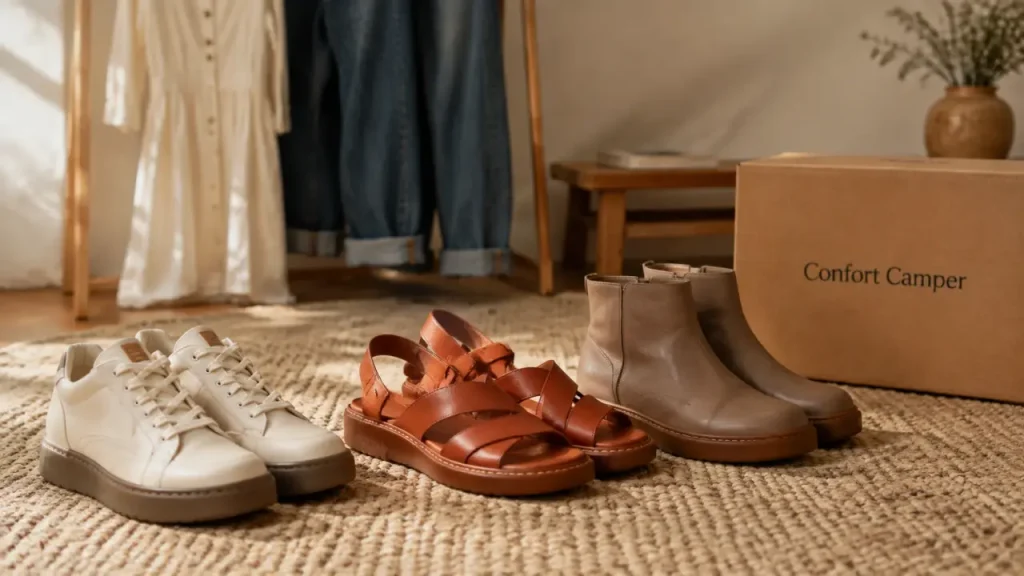 Camper chaussures femme : baskets et sandales confort