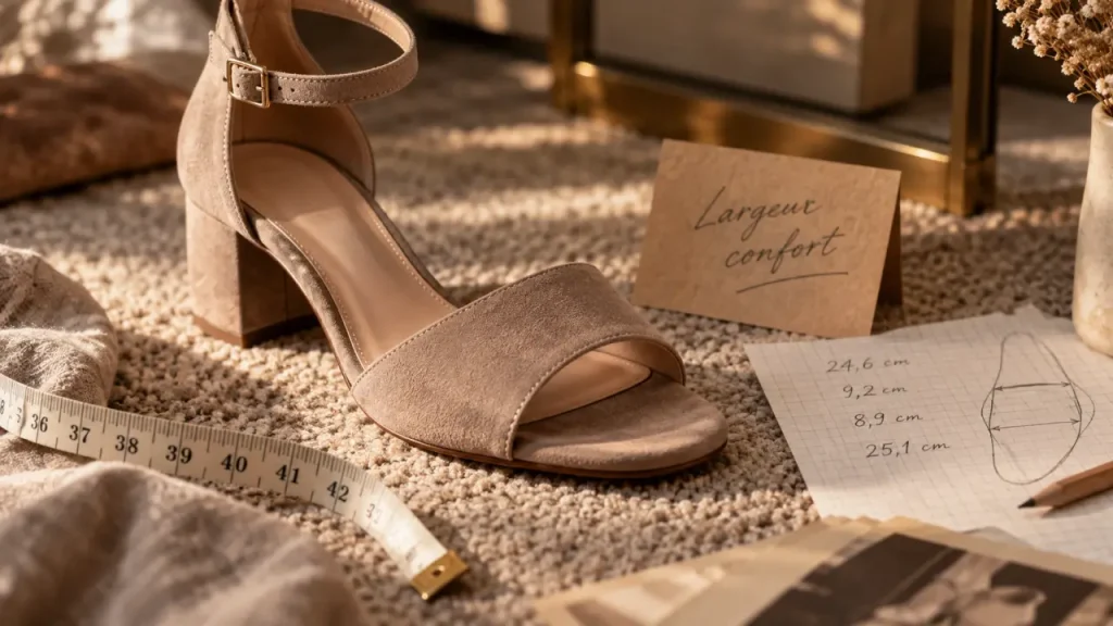 Chaussures pieds larges femme : largeur G, H ou extra-large, comment ne pas se tromper