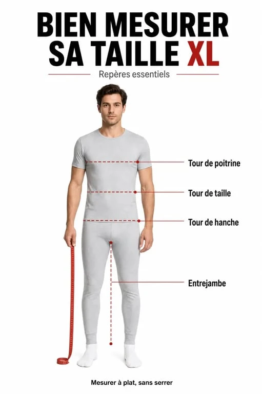À quelle taille correspond xl : comment prendre ses mesures pour vérifier si XL convient