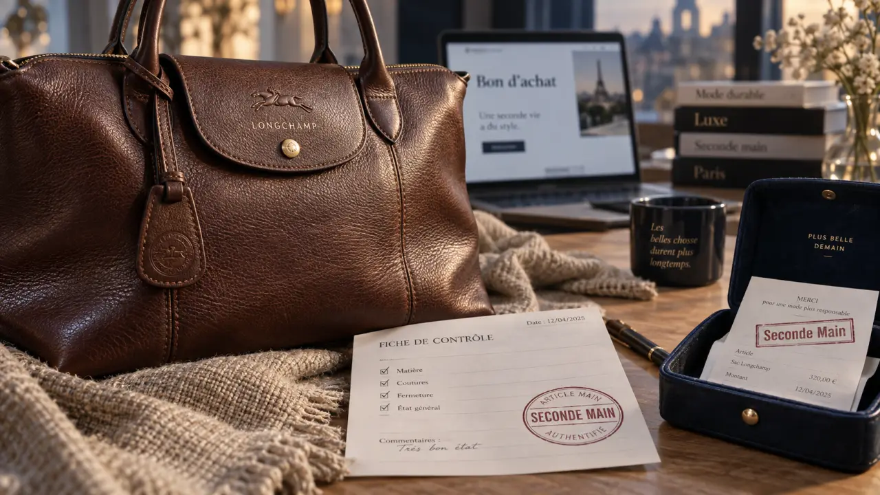 Longchamp seconde main : bon d’achat et reprise 15 jours