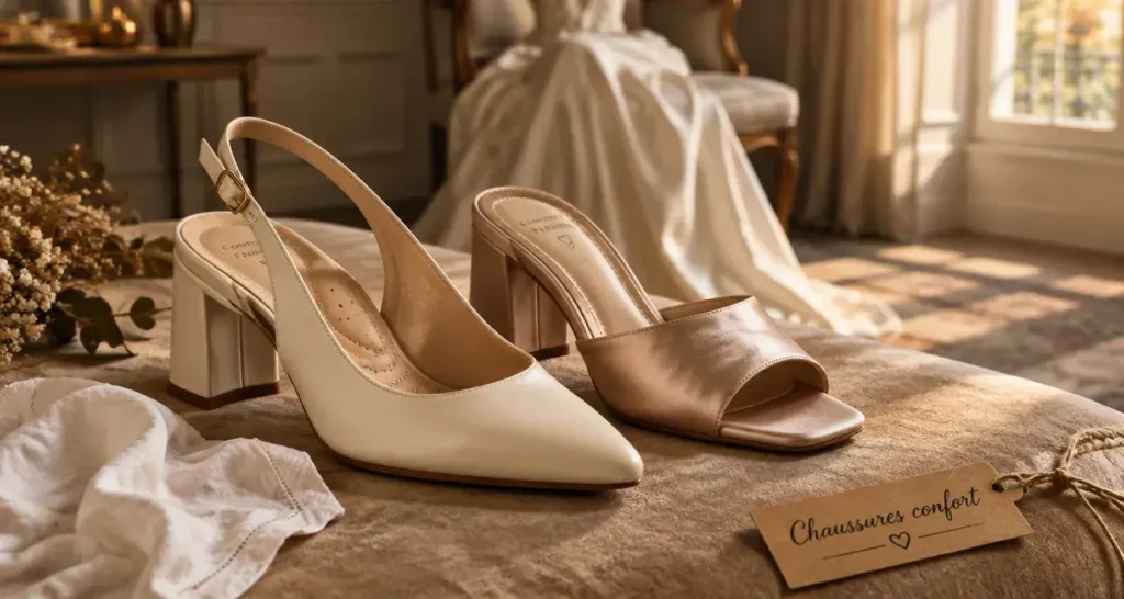 Chaussures de mariage : choisissez d’abord le confort, puis le style