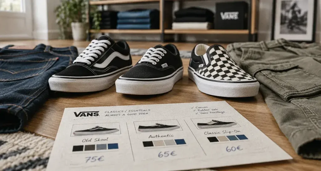 Chaussures Vans pour femme : quelle silhouette choisir selon vos tenues, vos usages et votre budget ?