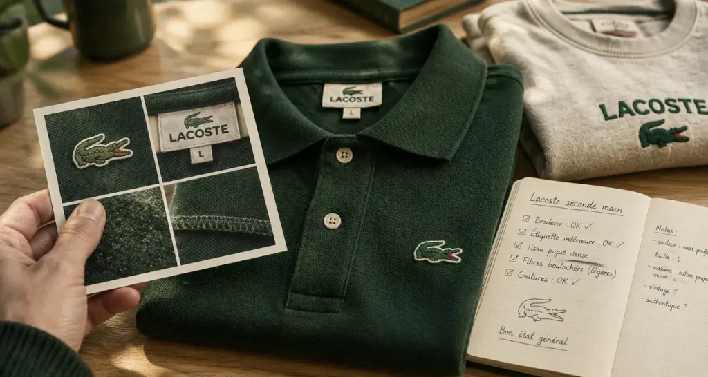 Lacoste seconde main : vérifiez ces critères avant d’acheter
